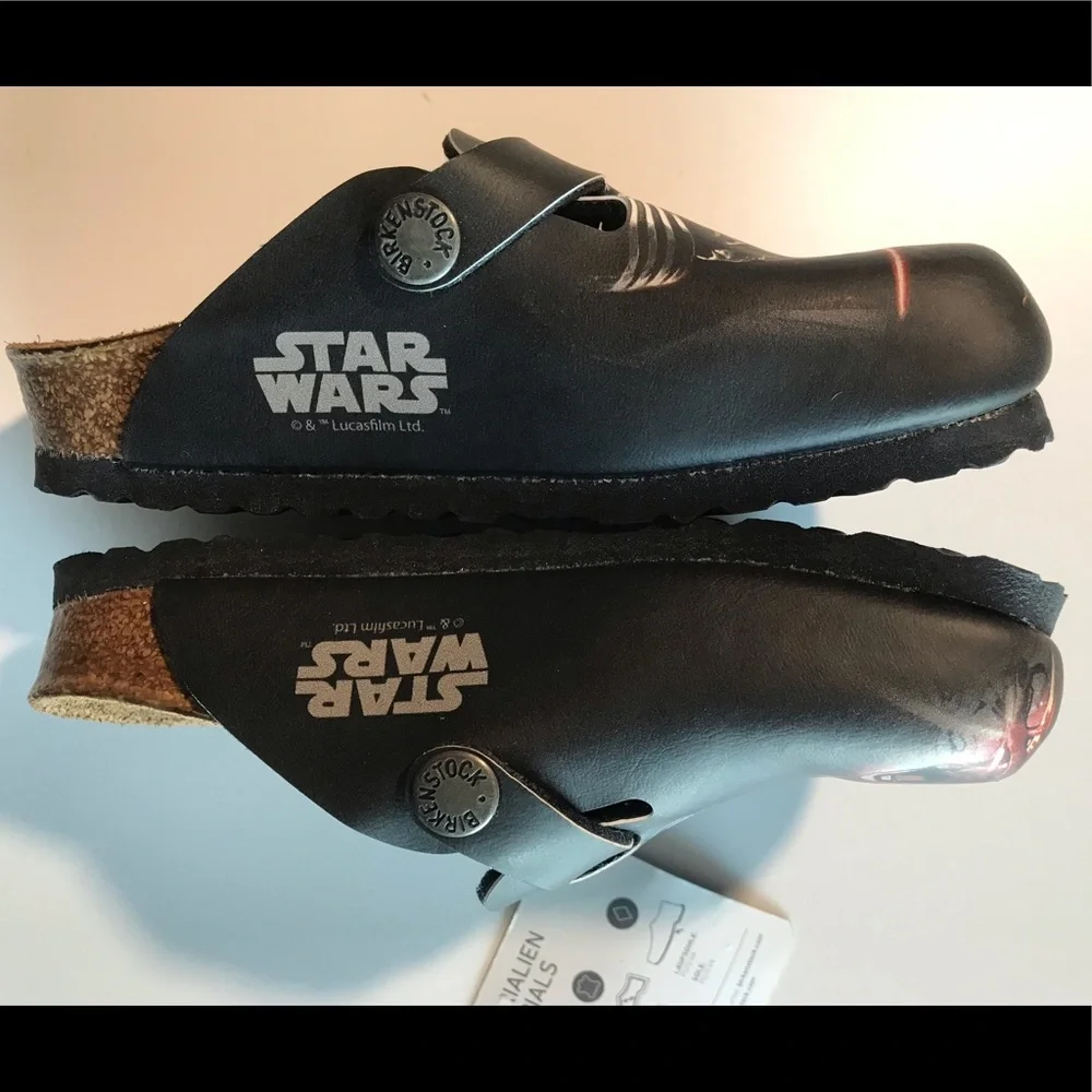 STAR WARS KYLE REN BIRKENSTOCK Clogs Kids 26 nwot